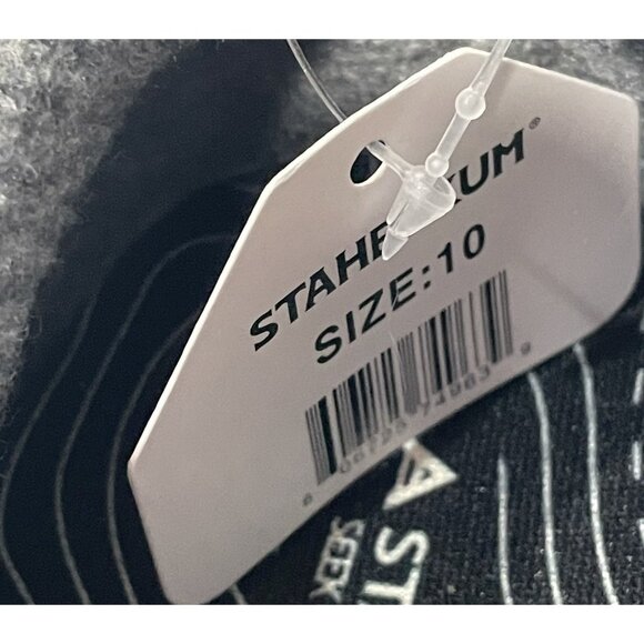 Staheekum Men's Puff Slip On Shoes Black Sz 10 Nylon Suede Water Repellent NEW - Picture 9 of 10